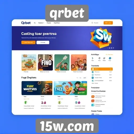 Análise da interface do usuário no site qrbet